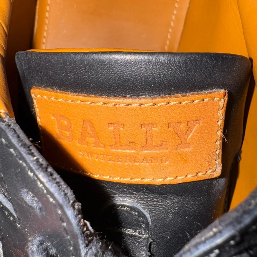 Bally Francesca Sneakers Leather Black 7.5